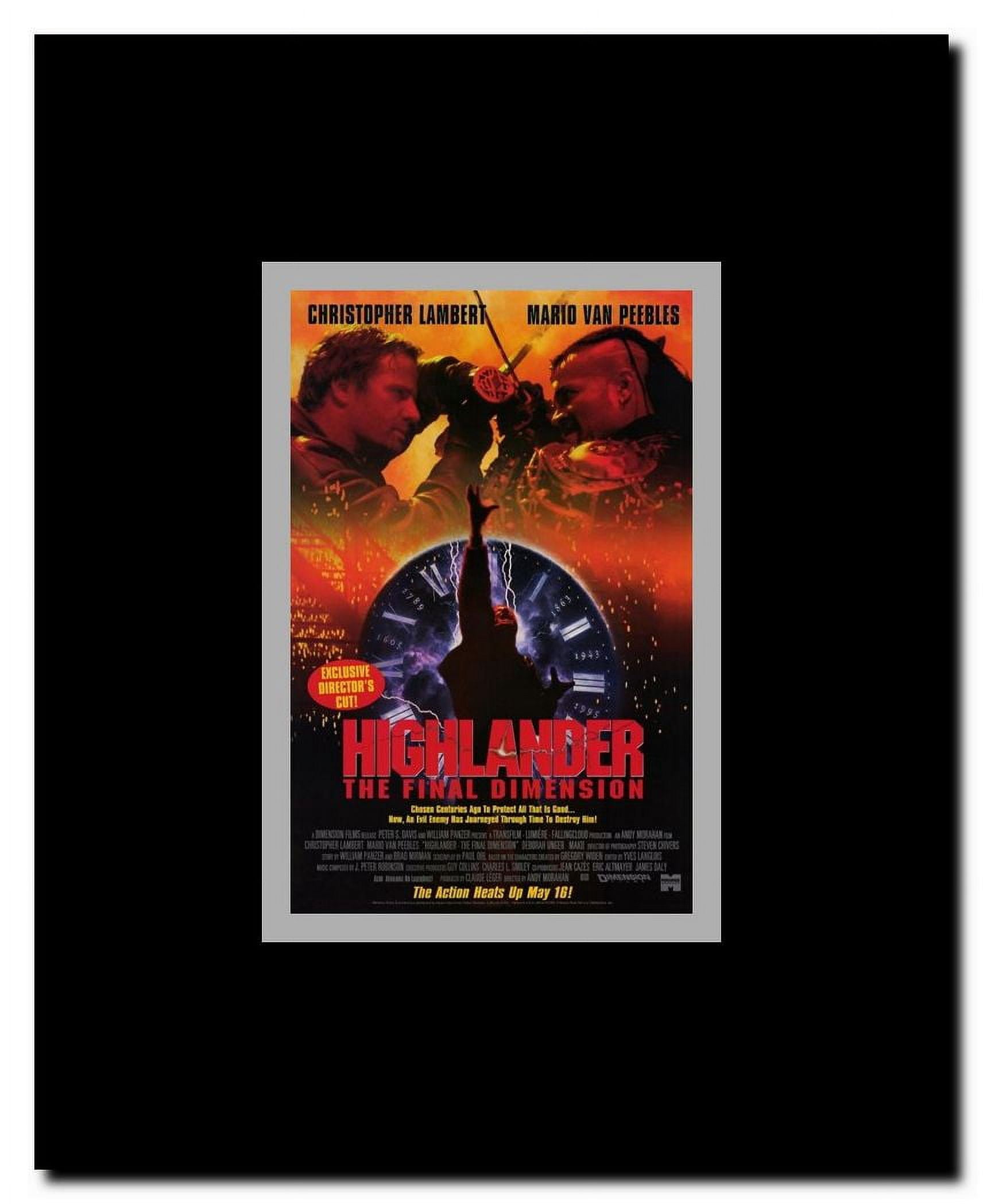 Highlander the Final Dimension Framed Movie Poster
