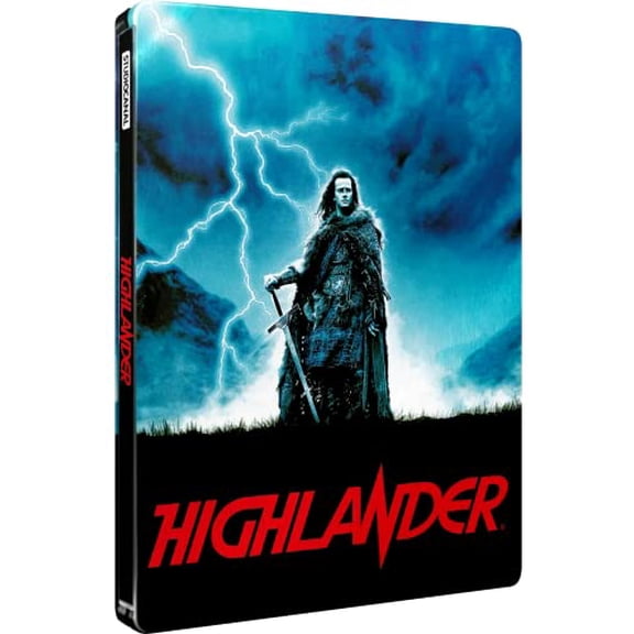 Highlander Steelbook (4K Ultra HD) Sean Connery Christopher Malcolm Clancy Brown James Cosmo