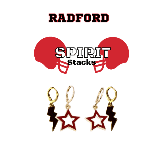 Highlanders Spirit Stack black mini enamel bolts and red statement open starboys