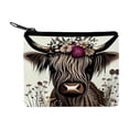 thumbnail image 1 of Highlands Cow Coin Purse Polyester Card Holders Minimalists Fashionable Change Purse Small Zipper Pouch for Cash Cards Keys Farmhouses Gift, 1 of 6