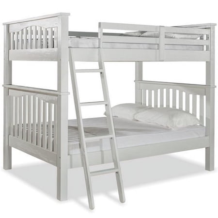 Highlands Full Over Full Bunk Bed - White Finish