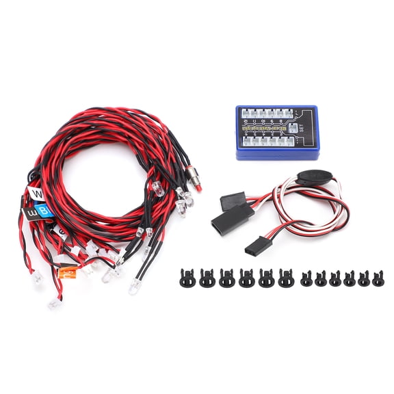 Highlight 12 LED Flashing Light System 12LED Lighting Kit for Cars 4.8  6V DC