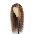 thumbnail image 1 of Highlight Culy Human Hair13x4 Hd Lace Frontal Wig Curly Ombre Deep Water Wave Wigs, 1 of 6