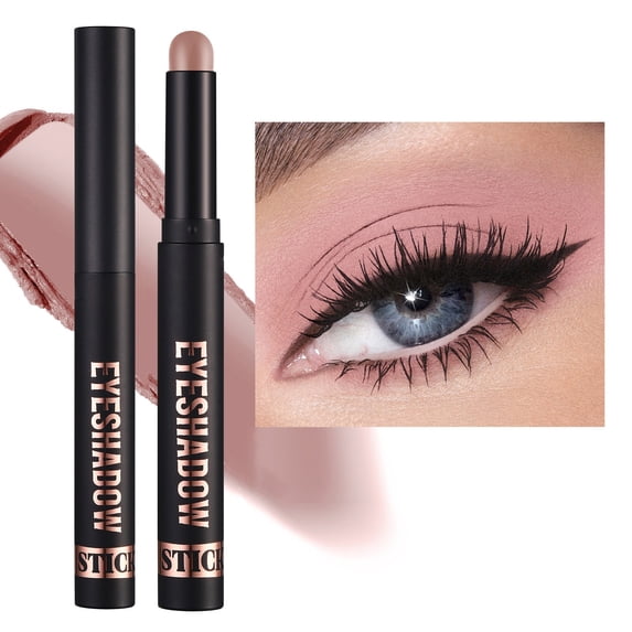 Highlight Eyeshadow Stick 8 Colors Pearlescent Cream Eye Shadow Waterproof Long Lasting Makeup Pencil for Women Easy Apply Natural Look,Makeup Organizers