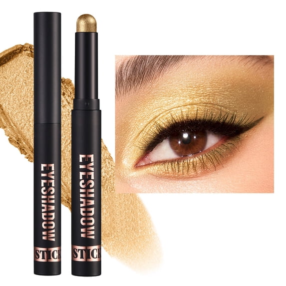 Highlight Eyeshadow Stick 8 Colors Pearlescent Cream Eye Shadow Waterproof Long Lasting Makeup Pencil for Women Easy Apply Natural Look,Makeup Organizers