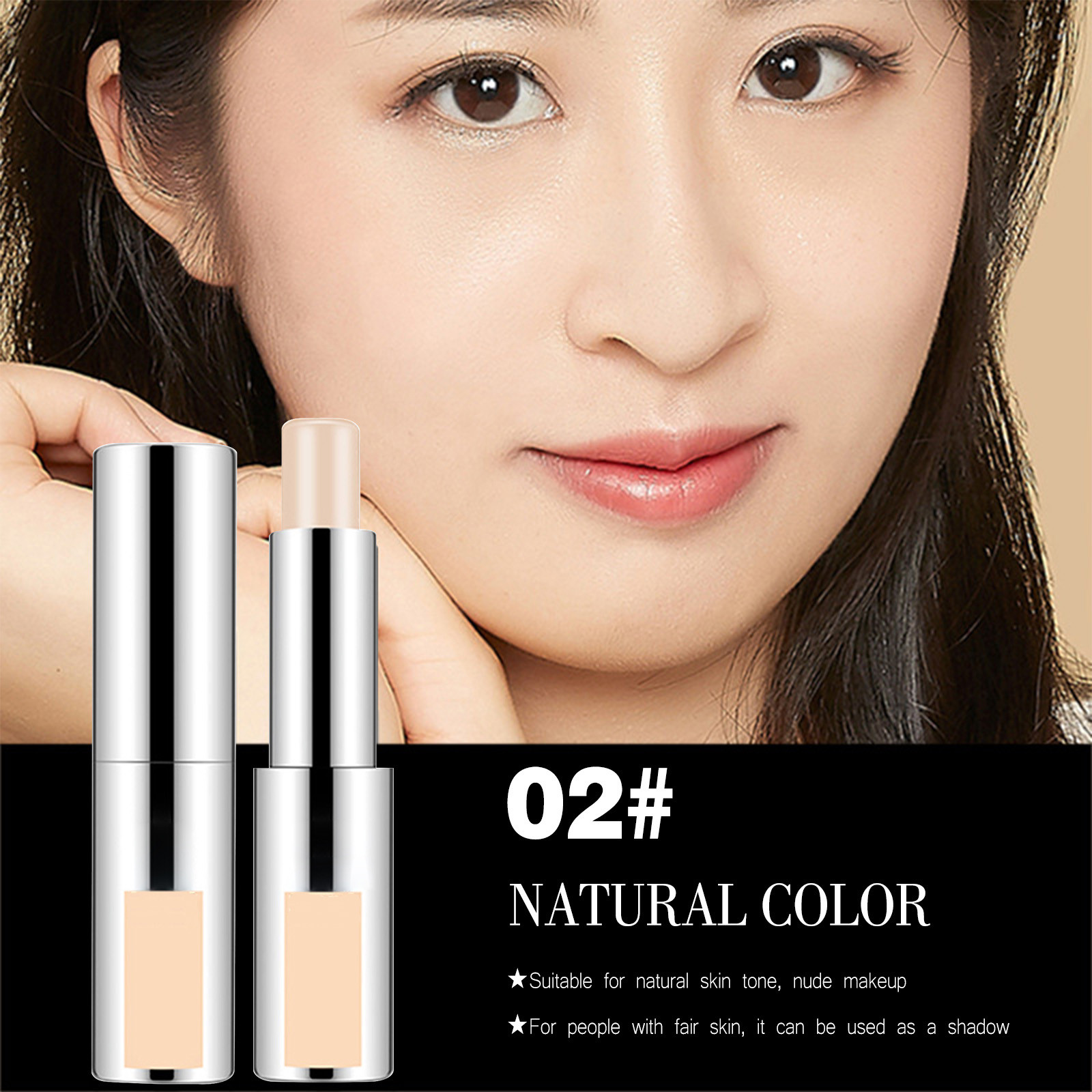 Highlight Pen Makeup Toffee Girl Concealer Crape Erase Makeup Highlight Contouring Sponge Mois