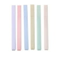 thumbnail image 1 of Highlighter Highlighter Pens 6 Color Set Soft Chisel Tip Marker for Note Taking Journaling Planning Mild Pastel Colors Eye Comfort Assorted Colors 5.12in Highlighters, 1 of 6