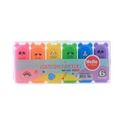 Highlighter, Livrdious Chisel Tip Marker Pen,6 Assorted Pastel Colors, Quick Drying Safe Material