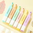 thumbnail image 1 of Candy Color Highlighter Set 6-Pack, Thick Tip Large Capacity Multicolor Underline Marker Pens, Ergonomic Square Barrel, Quick-Dry Ink for Journaling and Doodling, 1 of 7