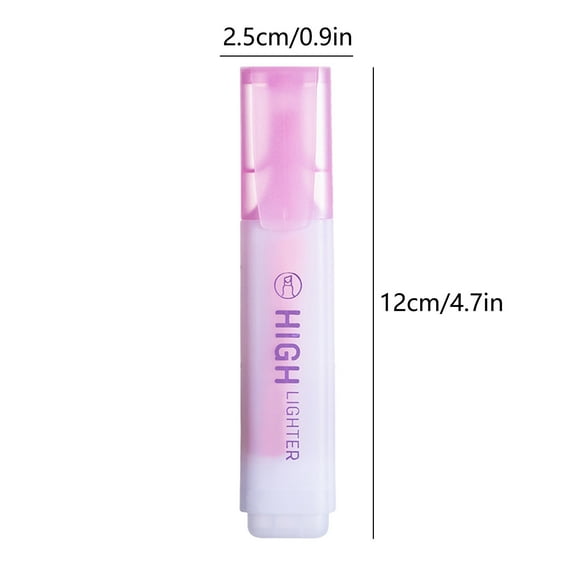 Highlighter Pen Quickly Dry Broad Tip Underline Writing Marker Pens Marker Pen For Office Home Daily Use Colorful 10ml Large Capacity
