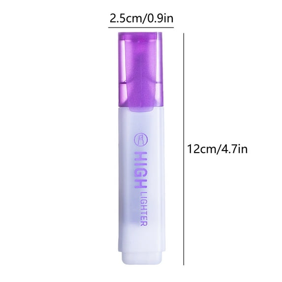 Highlighter Pen Quickly Dry Broad Tip Underline Writing Marker Pens Marker Pen For Office Home Daily Use Colorful 10ml Large Capacity