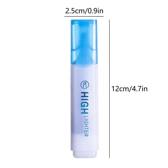 Highlighter Pen Quickly Dry Broad Tip Underline Writing Marker Pens Marker Pen For Office Home Daily Use Colorful 10ml Large Capacity