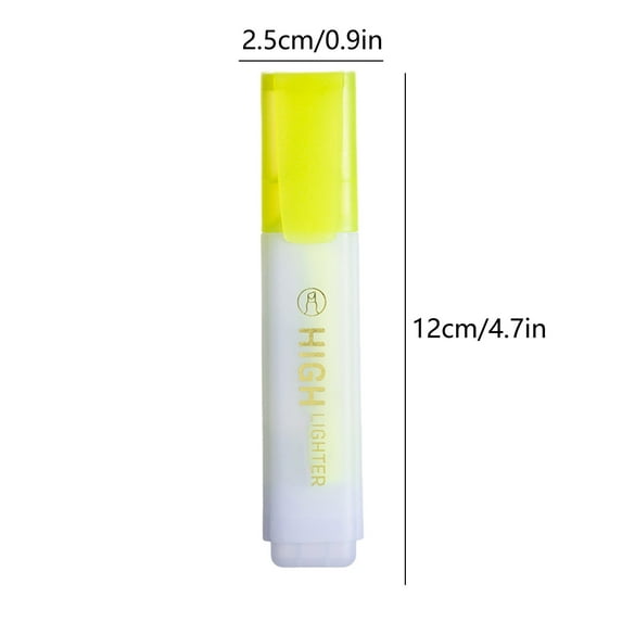 Highlighter Pen Quickly Dry Broad Tip Underline Writing Marker Pens Marker Pen For Office Home Daily Use Colorful 10ml Large Capacity