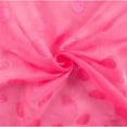 thumbnail image 1 of Highlighter Pink Skull Chiffon, Fabric By the Yard, 1 of 4
