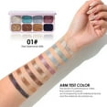 thumbnail image 1 of Highlighter Powder Diamond Shimmer Face Highlighter Eyeshadow Palette Multi-Use Luminous Holographic Glow Buildable Pigment 19.5g, 1 of 8