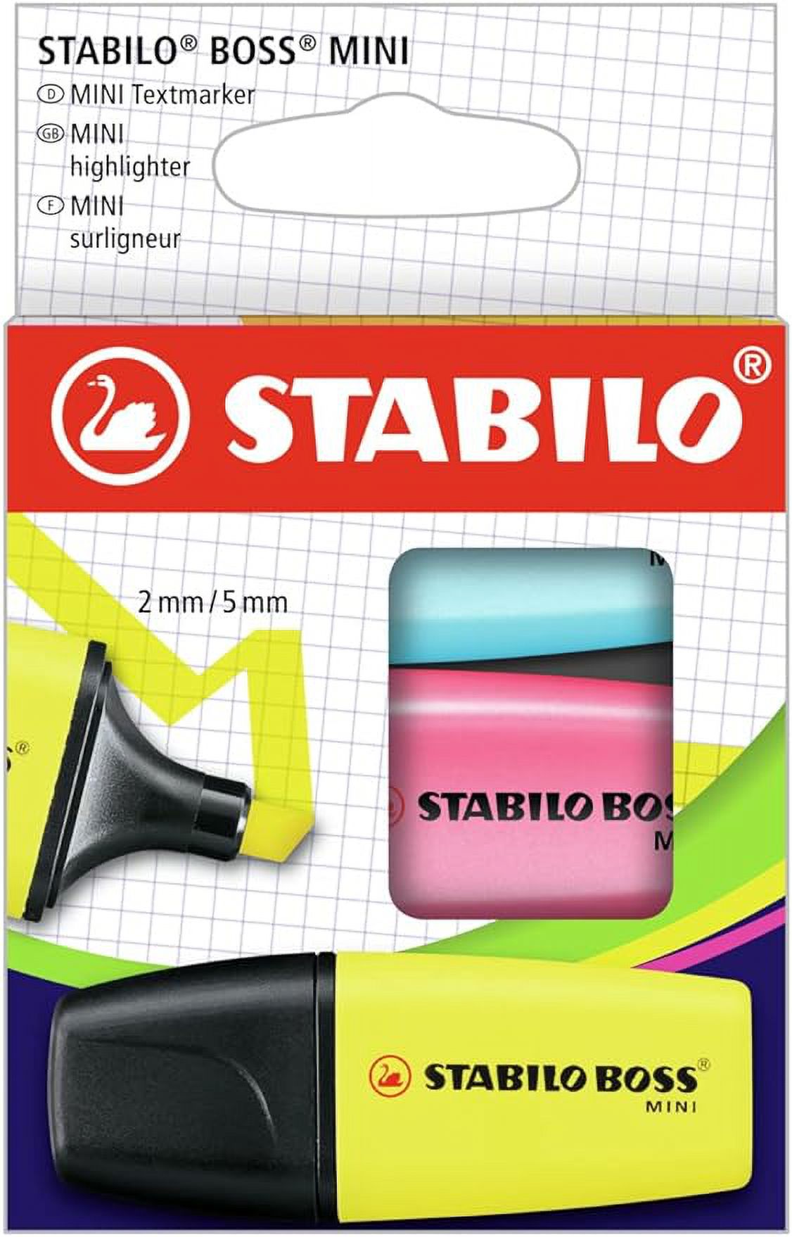 Stabilo Boss MINI Pastel Love Highlighter Marker Assorted Color