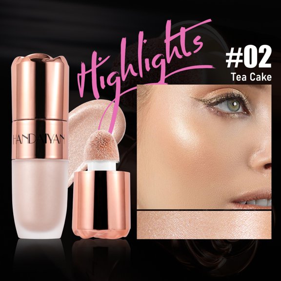 Highlighter Stick 8 Color Natural Three-dimensional Pearl Fine Flash Easy To Apply Highlighter Stick