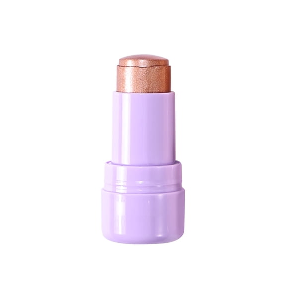 Highlighter Stick for Face, Pocket Size Travel Highlighter, Creamy Highlighter Stick, Portable Makeup Glow Stick, Mini Highlighter for Cheekbones, Easy to Blend, Natural Luminosity