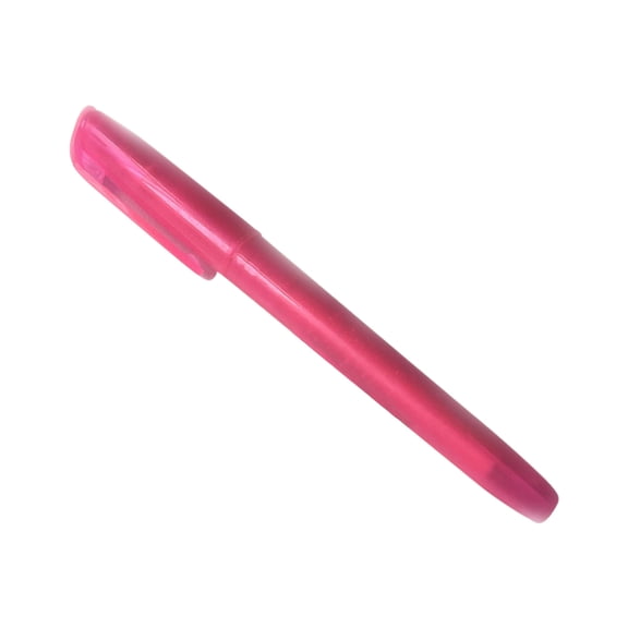 Highlighters No Bleed Highlighters Pens Neon Clear View Brite Quick Dry Pocket Marker Pen Sticks Chisel Tip Cute for Books Office Adults Classroom, Pink