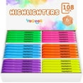 Highlighters Bulk, Chisel Tip DryQuickly Highlighter Markers, 108