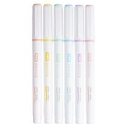 Highlighters, Furenl 6-Pack Pastel Highlighter Set – Chisel Tip, Assorted Colors, No Bleed for Bible Study, Journaling, Quick-Dry, Ideal for Organizing, Coloring,