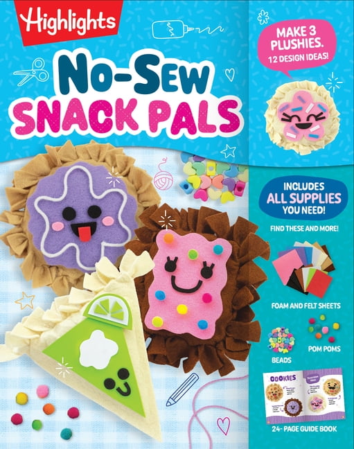 Highlights Craft Books No-Sew Snack Pals, (Hardcover)