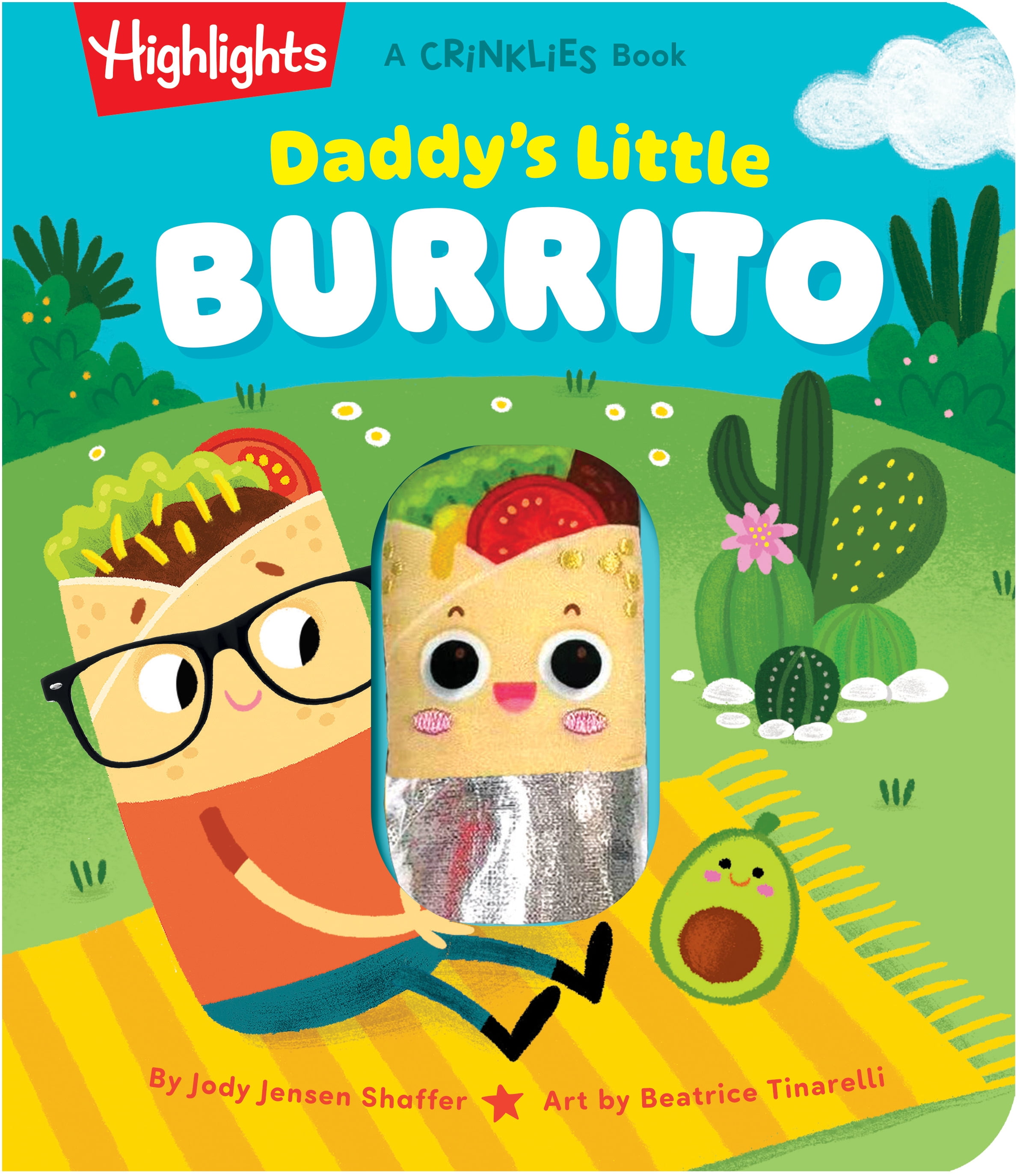 Daddy's Little Burrito: Celebrate First Time Dads with a Cozy Read-Aloud Crinkle Sensory Book for Baby Bonding Time, Storytime Board Book for New Dads, Baby Showers and Fathers Day (Board Book)