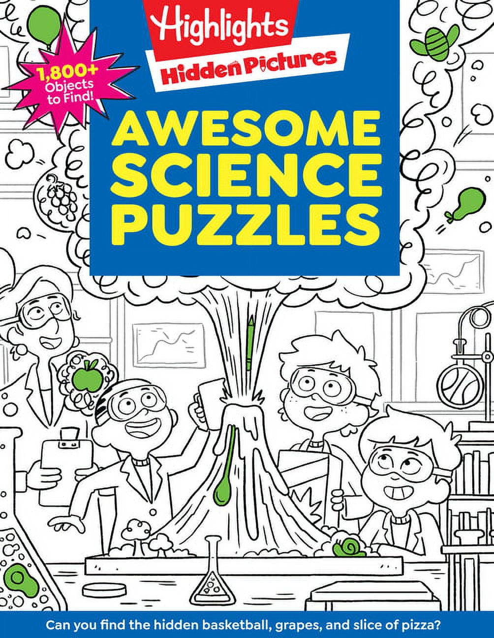 Highlights Hidden Pictures Awesome Science Puzzles Find and Seek 100