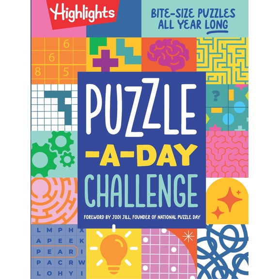 Puzzle-a-Day Challenge: Bite-Size Puzzles All Year Long (Paperback)