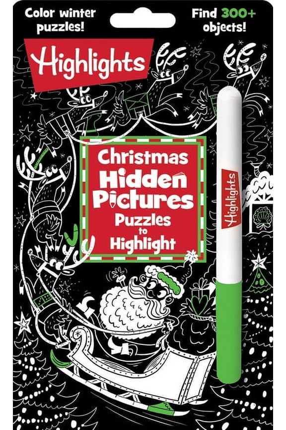 Hidden Pictures Puzzles to Hi Christmas Hidden Pictures Puzzles to Highlight: Activity Book with Winter Puzzles, Over 300 Hidden Objects and Bright Hi, (Paperback)