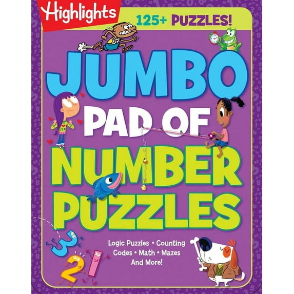 Highlights Jumbo Books & Pads Jumbo Pad of Number Puzzles, (Paperback)
