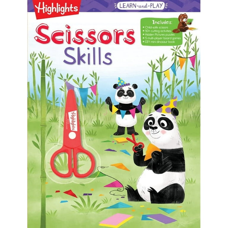 Scissors Skills For Kids Ages 3-5: by Scissors, Folding