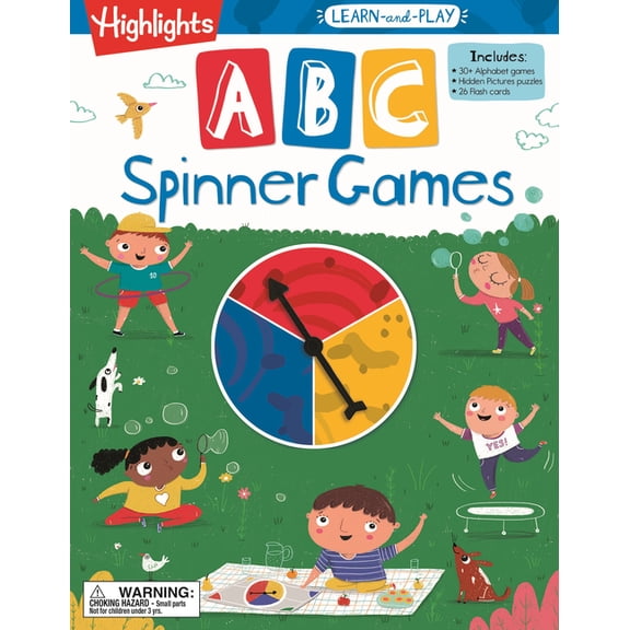 Highlights Learn-And-Play Highlights Learn-And-Play ABC Spinner Games, (Paperback)