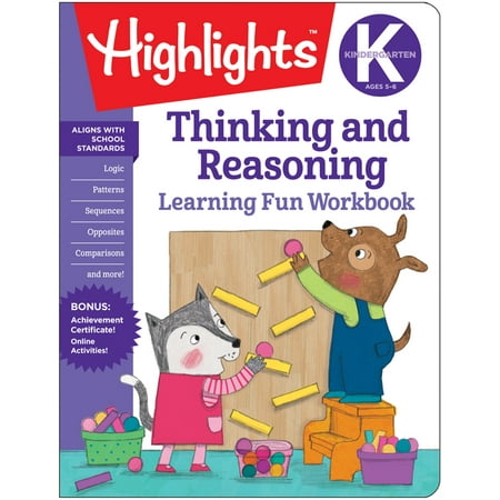 Highlights Learning Fun Workbooks Kindergarten Thinking and Reasoning, (Paperback)