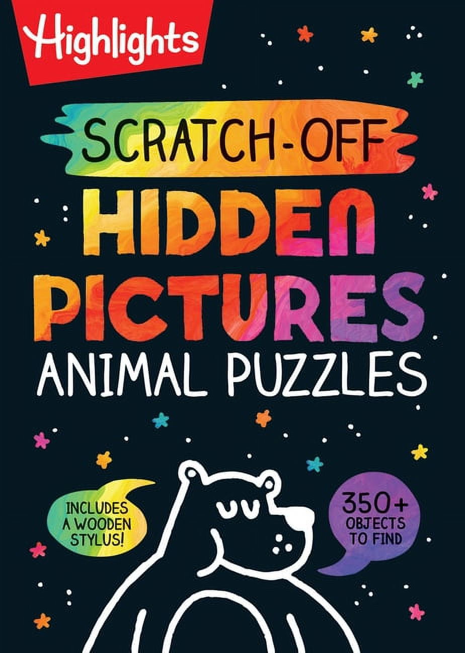 Scratch-Off Hidden Pictures Rainbow Party Puzzles: 9781639620791 |  : Books