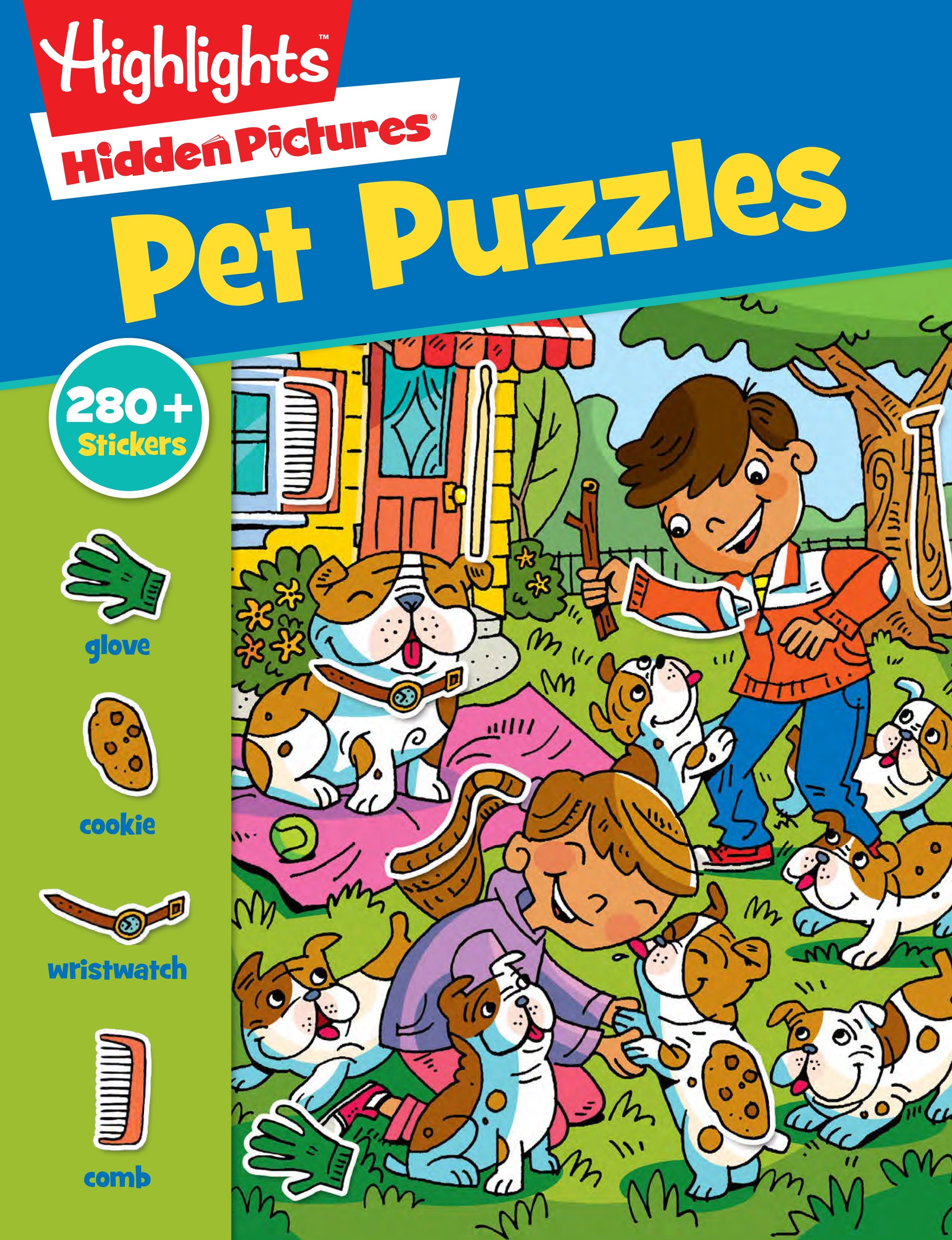 (Paperback)　Pet　Puzzles　Hidden　Sticker　Highlights　Pictures: