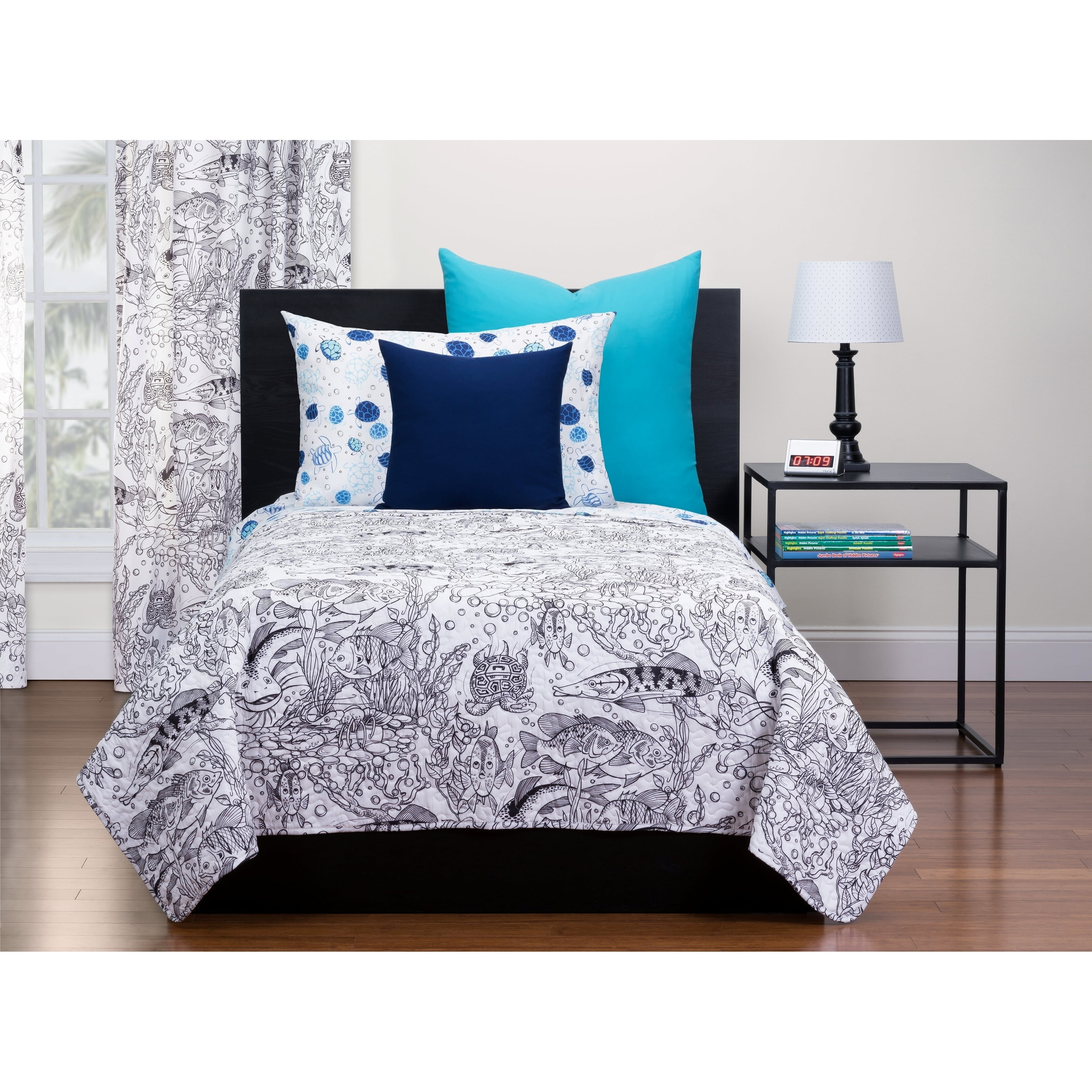 Highlights Under The Sea Hidden Pictures Twin Quilt