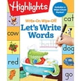 thumbnail image 1 of Pre-Owned Write-On Wipe-Off Let's Write Words (Highlights Write-On Wipe-Off Fun to Learn Activity Books), 9781629799230, 1629799238, Paperback, Act Spi edition, 1 of 1