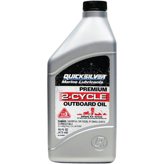 Highline Chemicals Quicksilver Outboard 2-Cycle Motor Oil - Single Pack