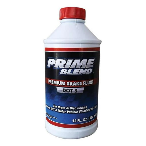 Highline Warren PRIMBF12 12 oz Prime Dot 3 Brake Fluid, Pack of 12