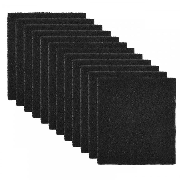 Highly Absorbent Activated Carbon Filters For Improved Indoor Air Quality, Square Filters Compatible With Fully Enclosed Hooded Cat Litter Boxes And Compost Bins, Easy
