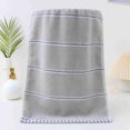 thumbnail image 1 of Highly Absorbent Cotton Bath Towel | Fast Drying & Lint Free | 28.74x13.39 Inches | Soft & Durable for Bath, Spa, Home or Guest Use | Single Towel in Green, Blue or Gray, 1 of 6