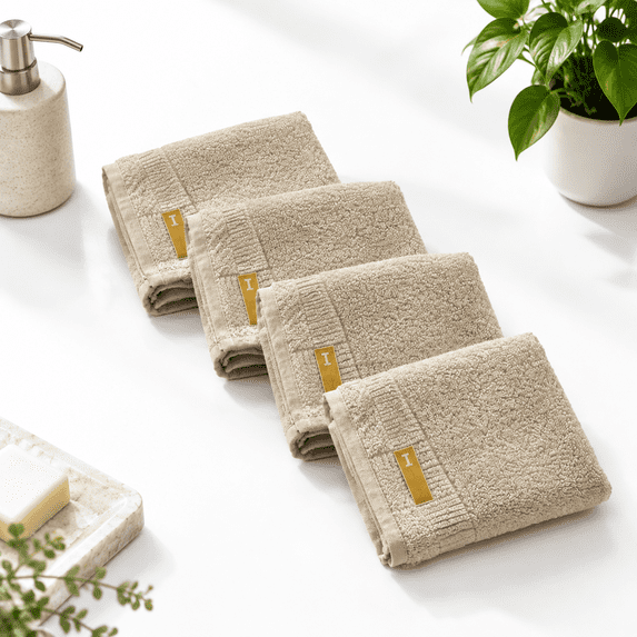 Highly Absorbent & Quick-dryton Washcloths Soft Lightweight Face ...