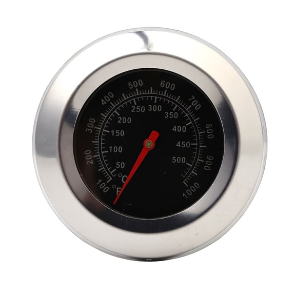 Highly Accurate BBQ Temperature Gauge, Stainless Steel Heat Indicator, Replacement for Smoke Hollow, Stok Grill, Wide Temperature Range, Waterproof, Easy to Install, 3" Diameter
