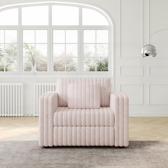 Highly Comfortable 44.9" Plush Modular Sofa - Free Combination, Washable Parts