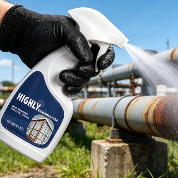 Highly Concentrated Rust Remover Spray,Effective Rust Cleaner for Steel,Iron,Removes Oxidation on Stainless Steel Sinks,Kitchenware and Metal Surfaces