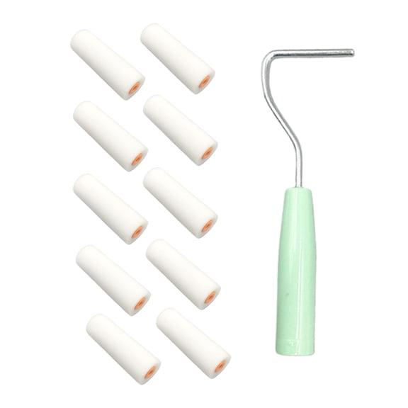 Highly Density Sponge Thumb Roller With Comfort Handle Sponge Roll Brush For Artists Extended Painting Workshop Use