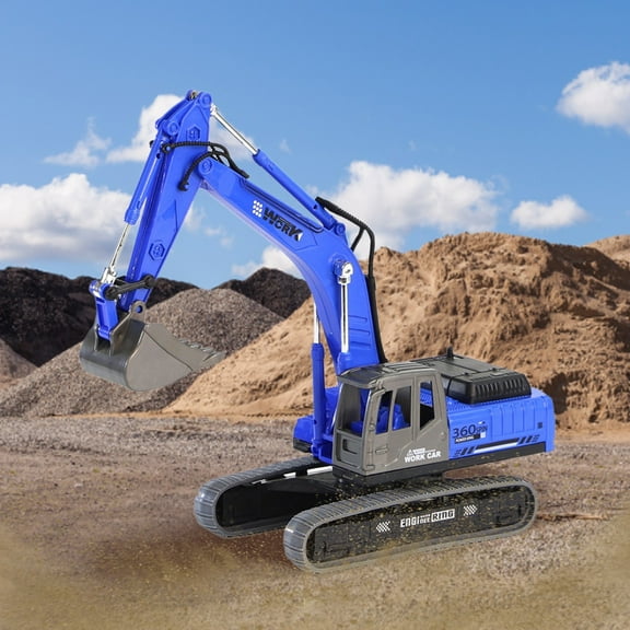 Highly Detailed Excavator Model Toy - Durable , Movable Parts & Realistic Design - Collectible/Interactive Toy for Kids/Collectors