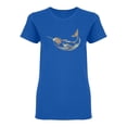 thumbnail image 1 of Highly Detailed Narwhal Shaped T-Shirt Women -Image by Shutterstock, Female Medium, 1 of 2