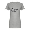 thumbnail image 1 of Highly Detailed Wild Narwhal Shaped Tee Women's -Image by Shutterstock, 1 of 2